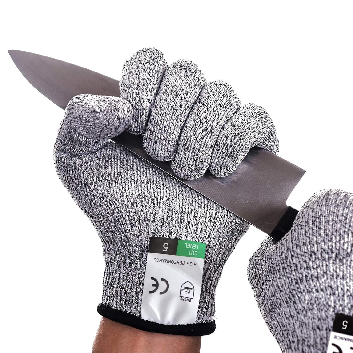 Gant Anti Coupure Rękawice Robocze Ochrona Poziom 5 i Certyfikat EN388 Rękawice Ogrodnicze Rękawice Odporne Na Przecięcia Do Łuskania D