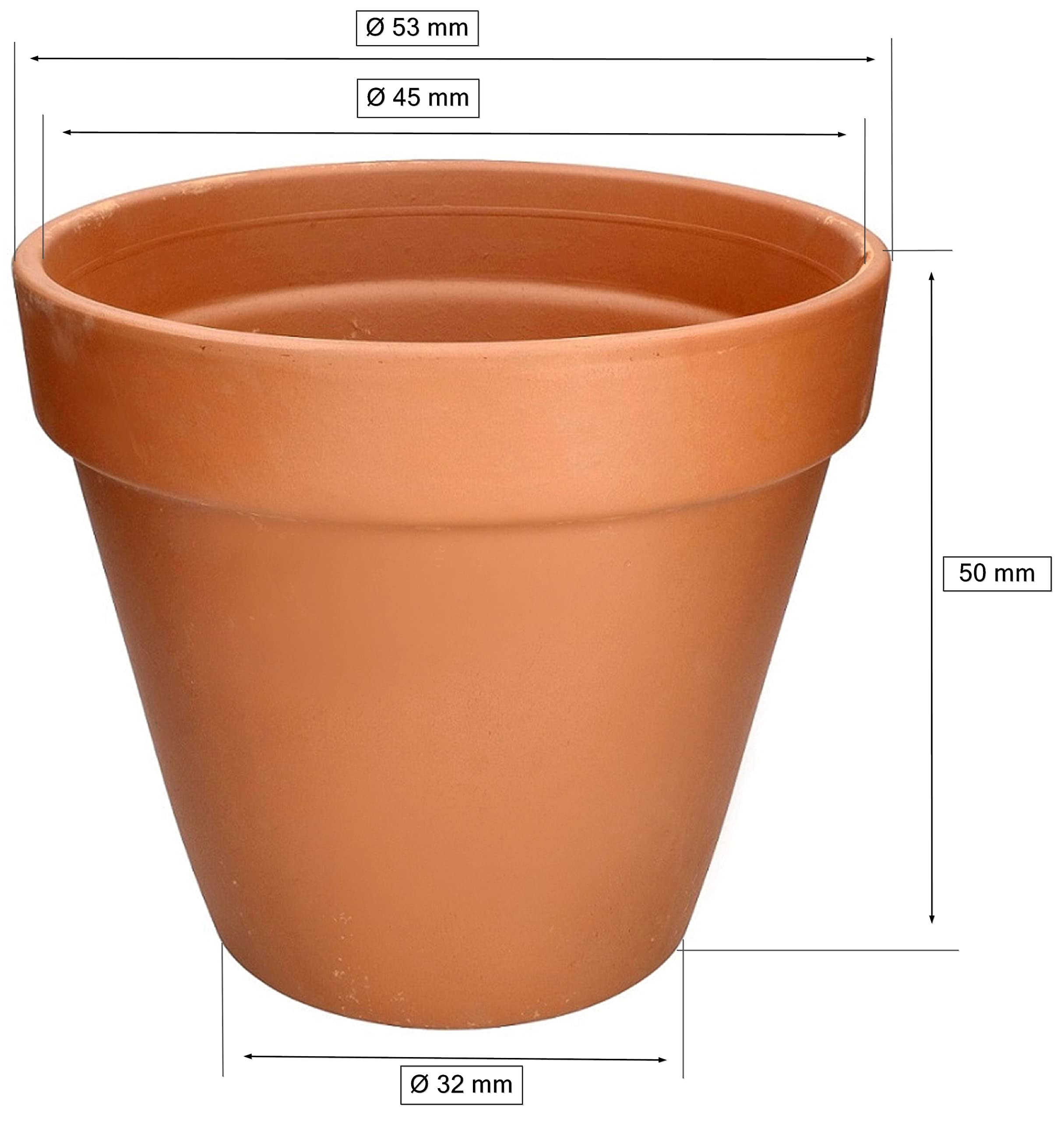 24x doniczka gliniana 6 donica ceramiczna terakota - KOTARBAU - 2