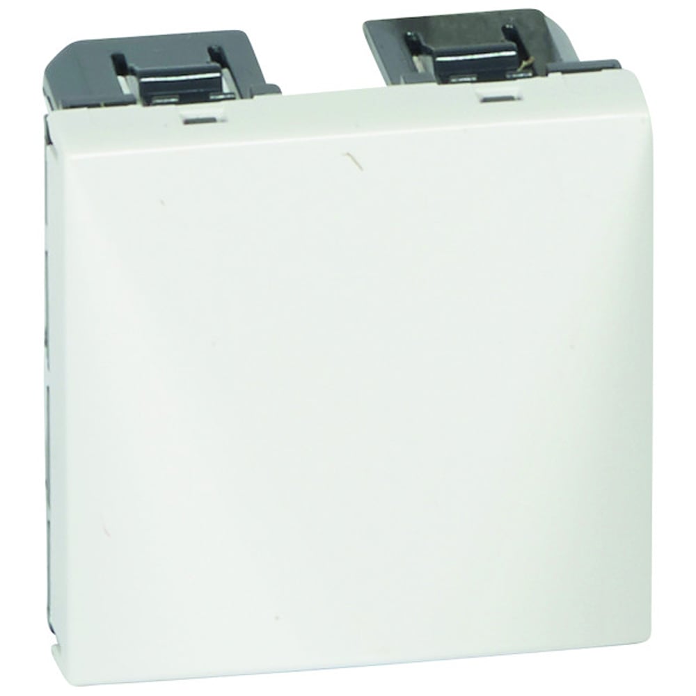 Legrand - Sortie de câbles Mosaic 2 modules serre-câbles Ø maxi 12 mm, Ø mini 4 mm - 77550 - 4