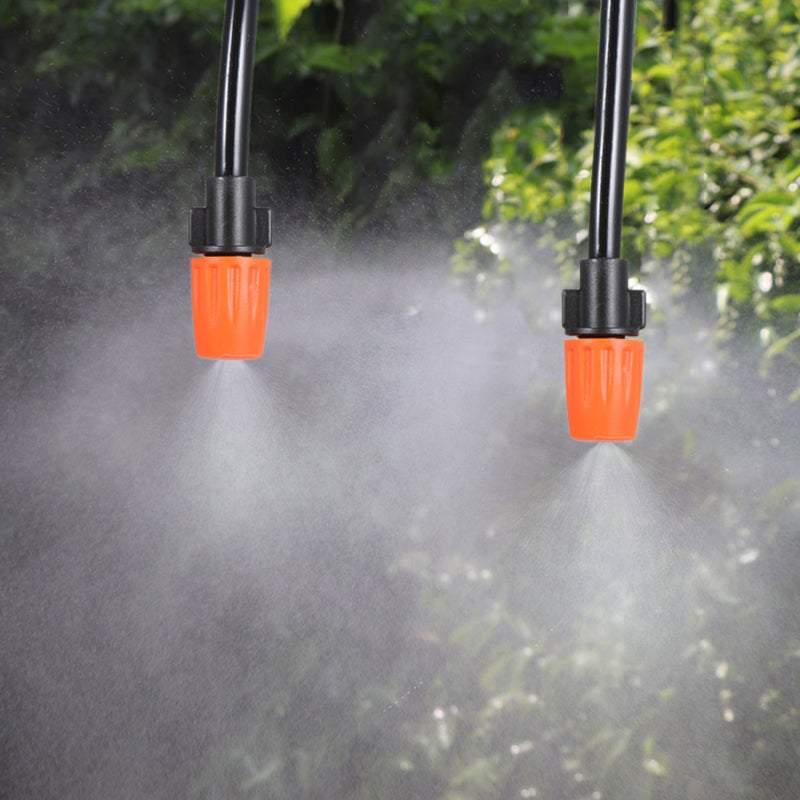 Le kit d'arrosage de jardin comprend un programmateur d'arrosage automatique et un tuyau d'arrosage/goutte-goutte/arroseur de 40 mètres, etc. - 5
