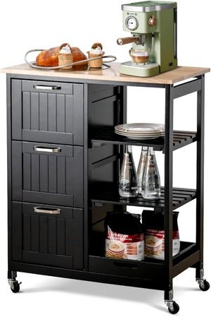 Supporto per microonde, scaffale Multiuso per Forno a microonde, Piano di Lavoro della Cucina da Panettiere e organizzatori sotto Il lavello, scaffale per Risparmiare Spazio per la dispensa