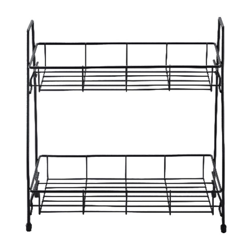 Étagère de rangement pour cuisine, étagère à épices en métal pour cuisine et salle de bain, étagère de comptoir, organiseur d'épices, rangement peu en - 5