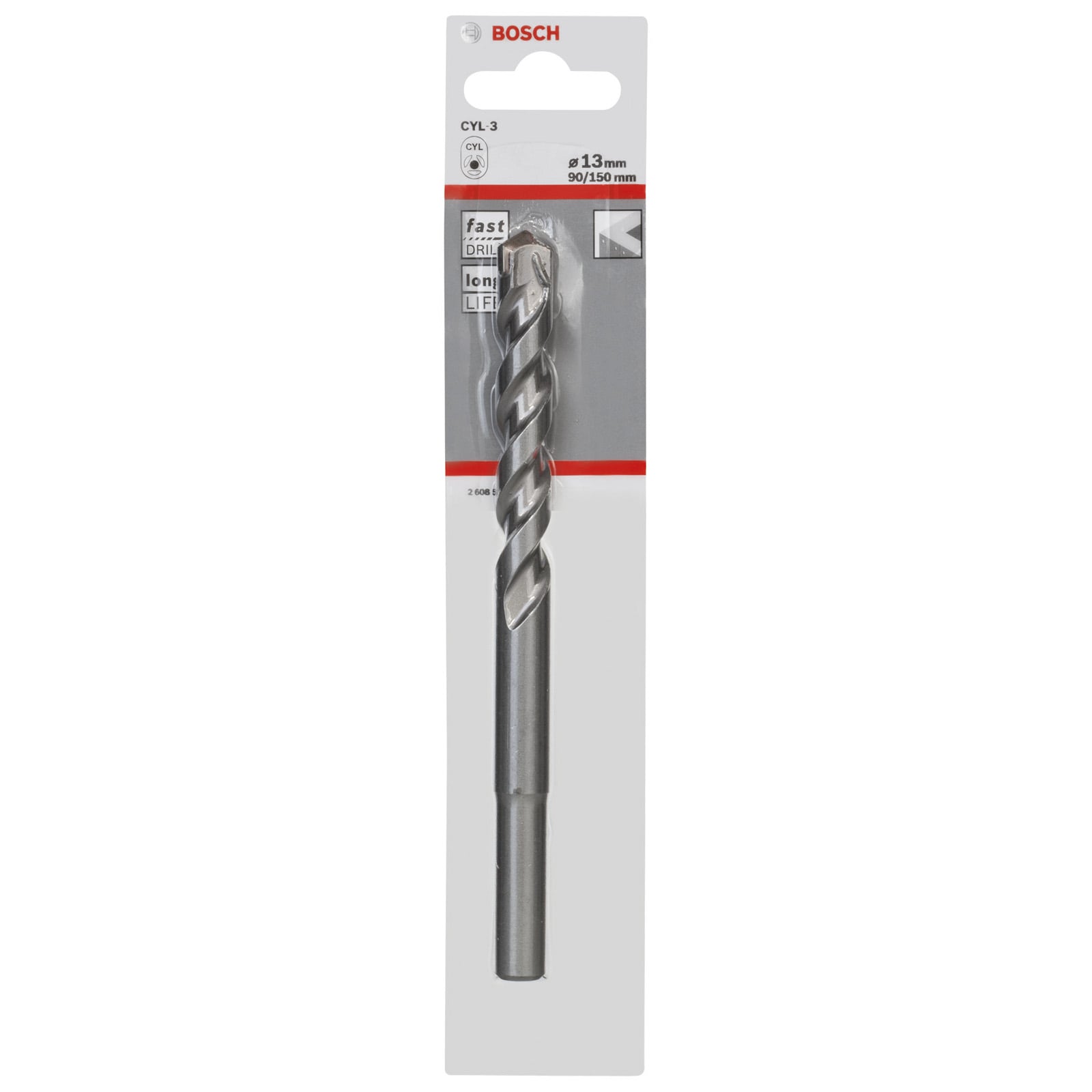 Bosch 1x Wiertło do betonu SP Ø 13 AL= 90 - 2608597668 - 3