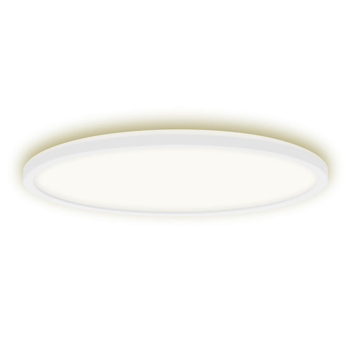 Plafonnier LED - rond ultra-plat RGB/W avec effet rétroéclairage - IP20 - Ø420 mm - Blanc - 4000K + RGB - 22W / 2700lm - Briloner - 7