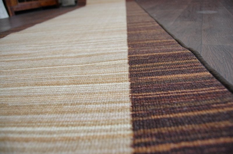 TAPIS DE COULOIR ANTIDÉRAPANT STREIFEN 100 cm marron 100x420 cm - 3