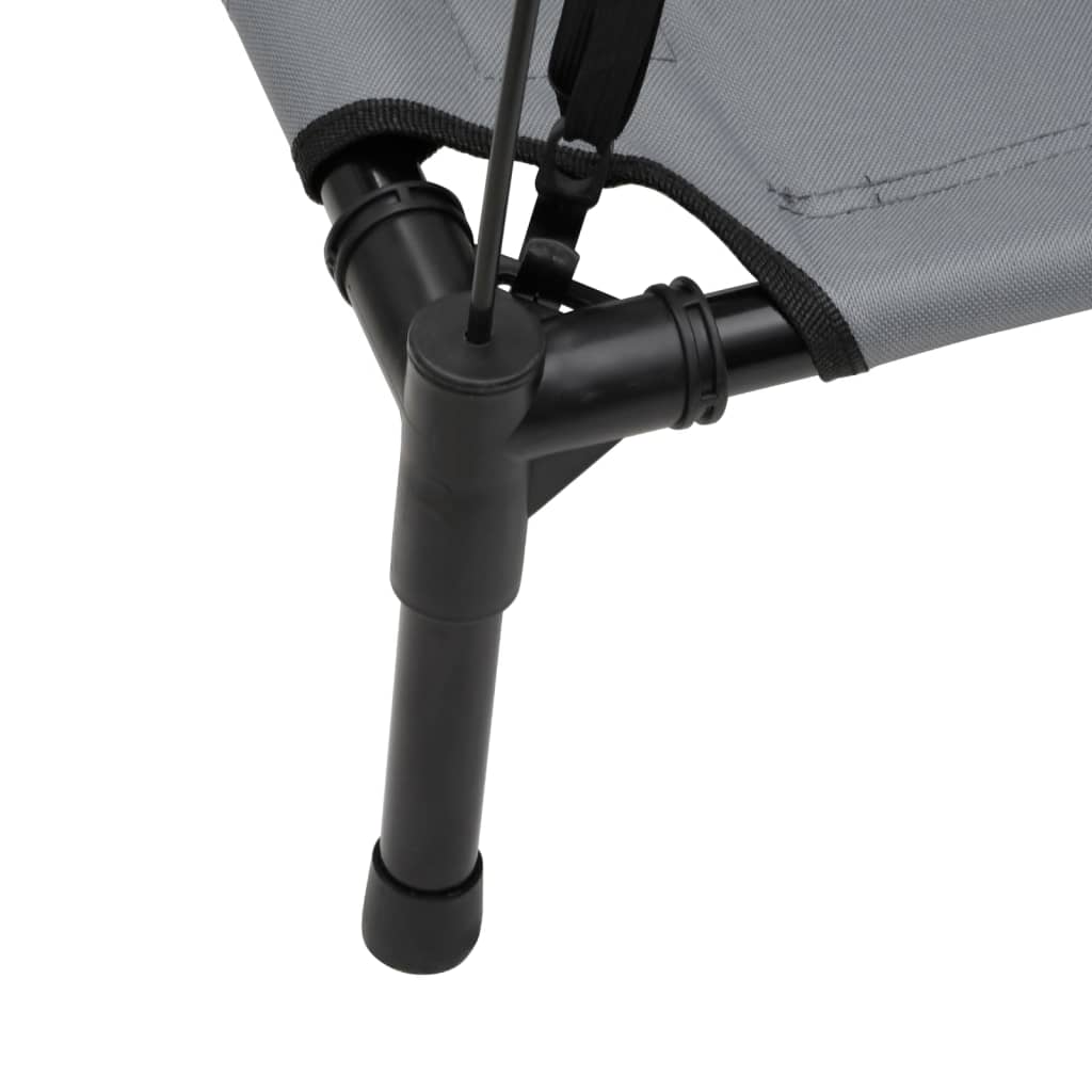 Cama para perros con dosel antracita tela oxford y acero vidaXL - 8
