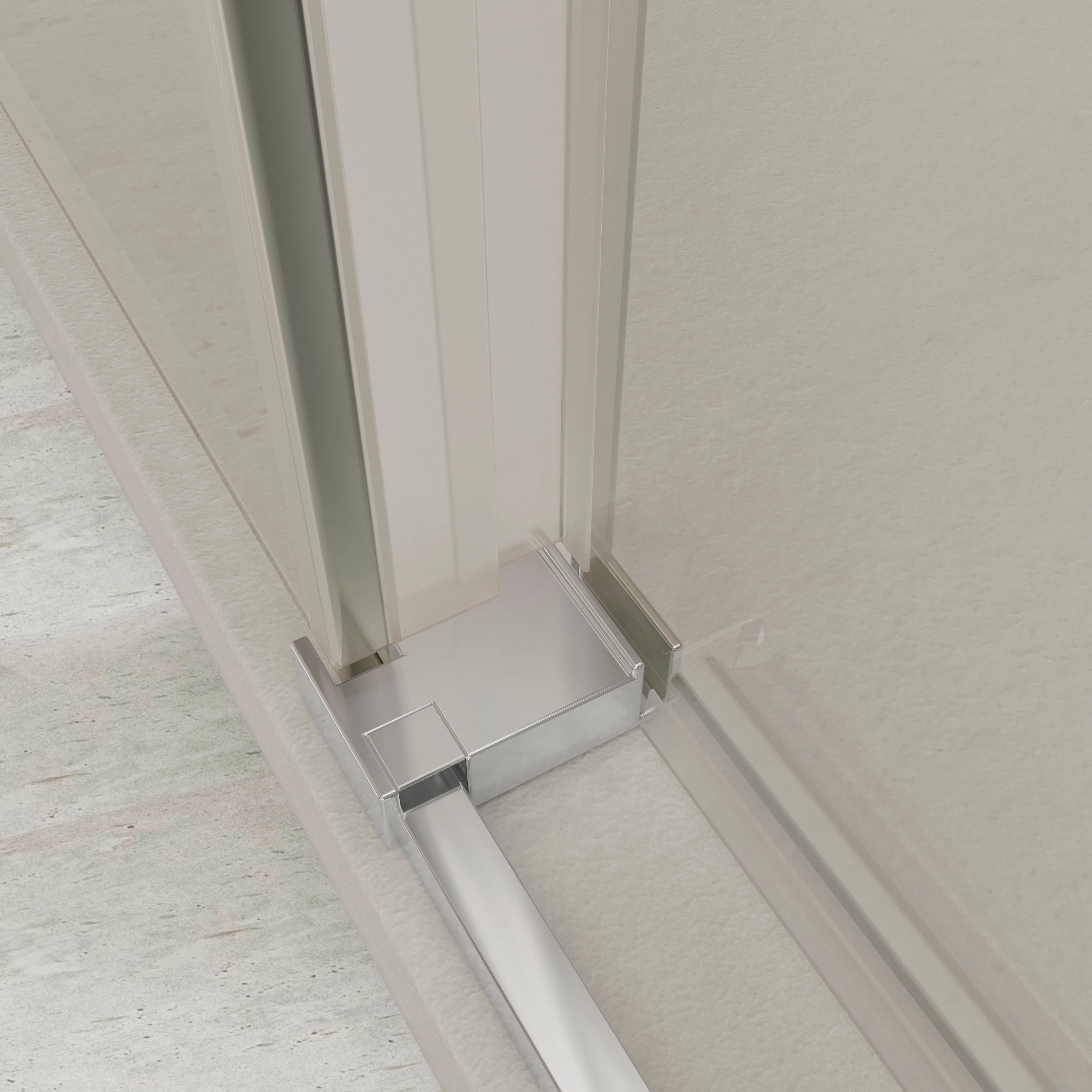 Mamparas de Ducha Corredera con Cristal Templado 6mm Antical- Perfilería Plata Brillo - 139 a 141 cm Ancho Adaptable 4cm x 195cm (Alto) - 6