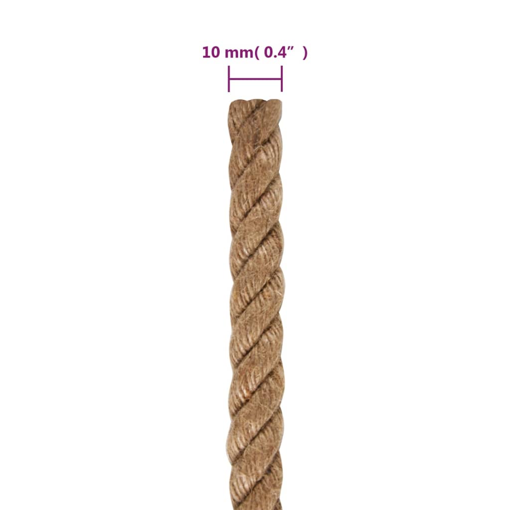 Corda | Cordão de juta com 25 m de comprimento e 10 mm de espessura CFW60930 - 6