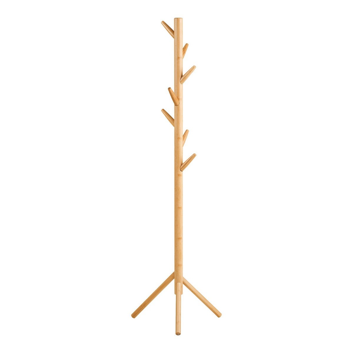 Wieszak Podłogowy Wanaka, Bambus, Brązowy, Seven Design