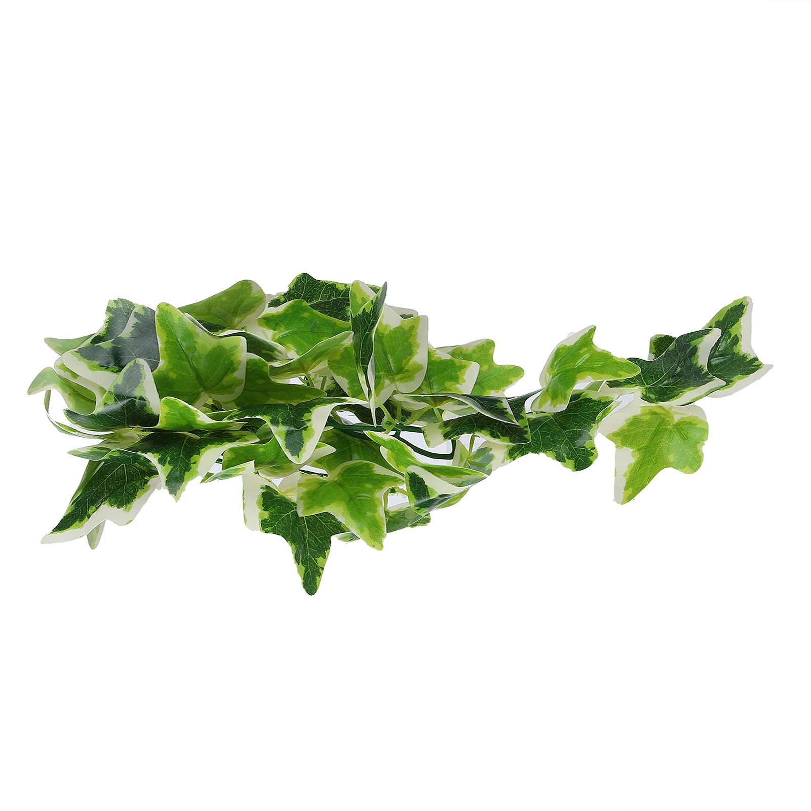 Plantes artificielles pour reptiles, plantes en plastique réalistes, feuilles suspendues, décoration avec ventouse pour reptiles, terrarium, aquarium - 7