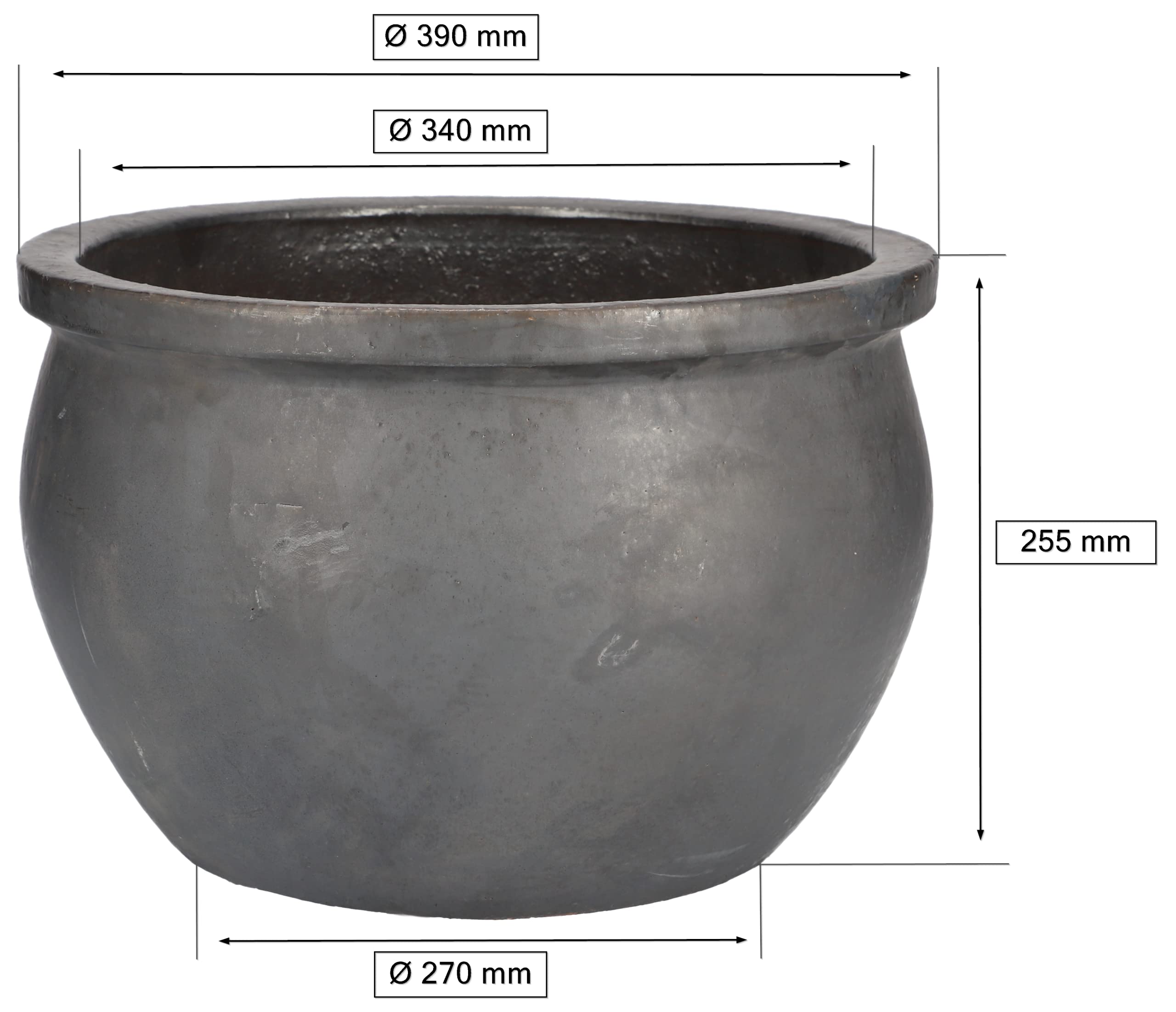 Doniczka fi34 osłonka donica ceramiczna szkliwiona - KOTARBAU - 2