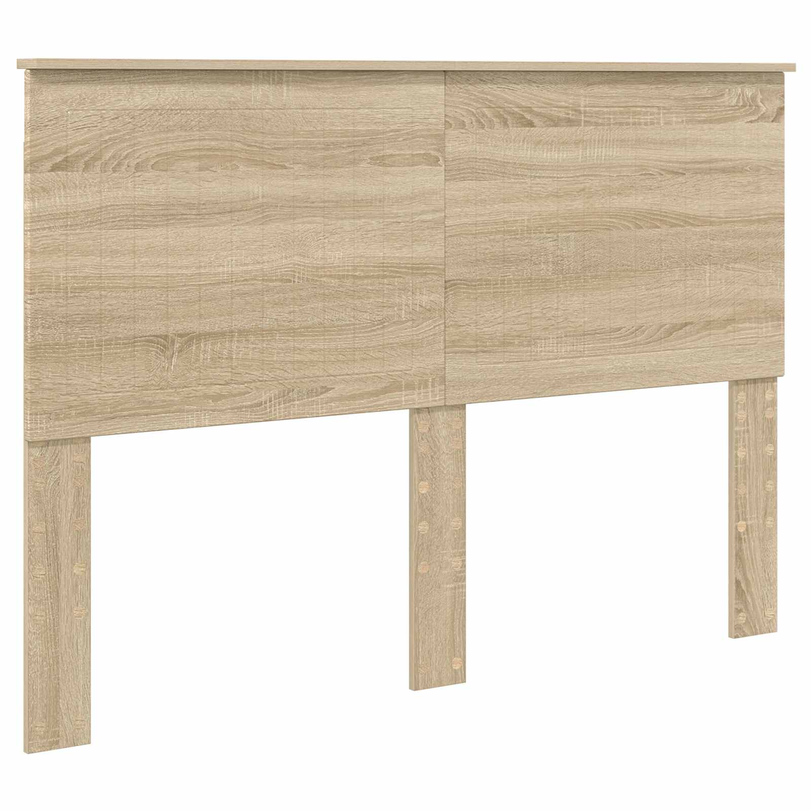 Lit de rangement chêne 140 x 200 cm panneau de bois - 7