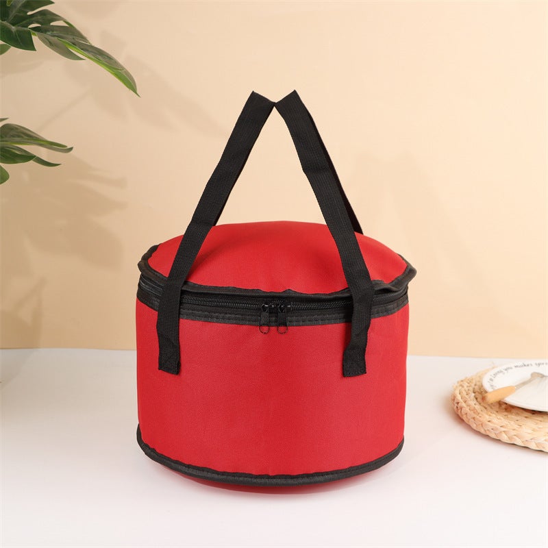 2 Contenitori Termici Per Torte E Casseruole – Borsa Isolata Rotonda 25,5x18,8 Cm – Per Cibi Caldi O Freddi