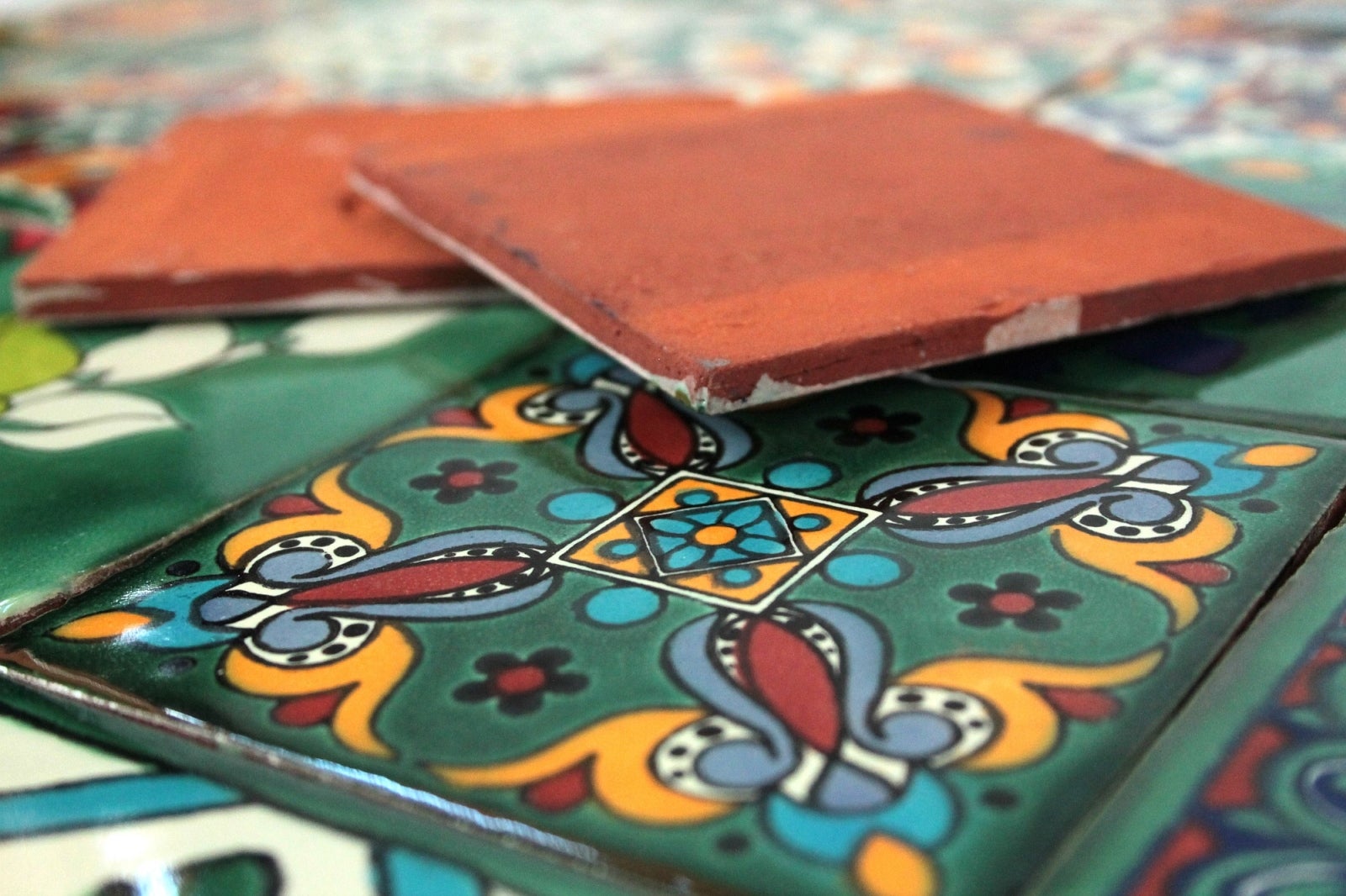 Carreau Faience Carrelage Céramique Mexicaine 105 Fait À Main