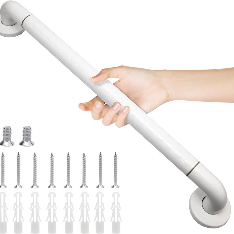 Poręcz łazienkowa z podświetlanym pierścieniem bezpieczeństwa, pomoc przy wchodzeniu po schodach dla seniorów i dzieci, 40 cm