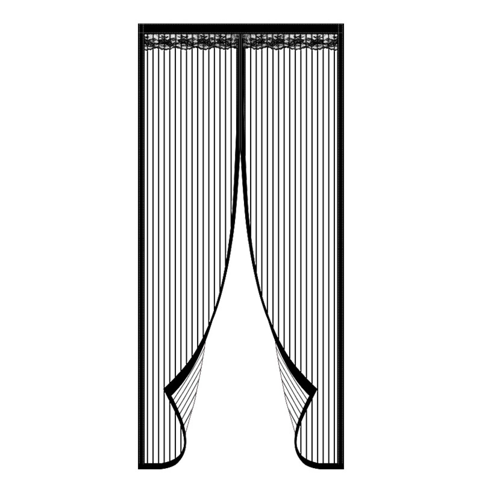 Moustiquaire Porte Fenêtre Aimantée 100x200 Cm - Sans Perçage, Fermeture Automatique - Maille Fine Anti-Mouches Et Insectes