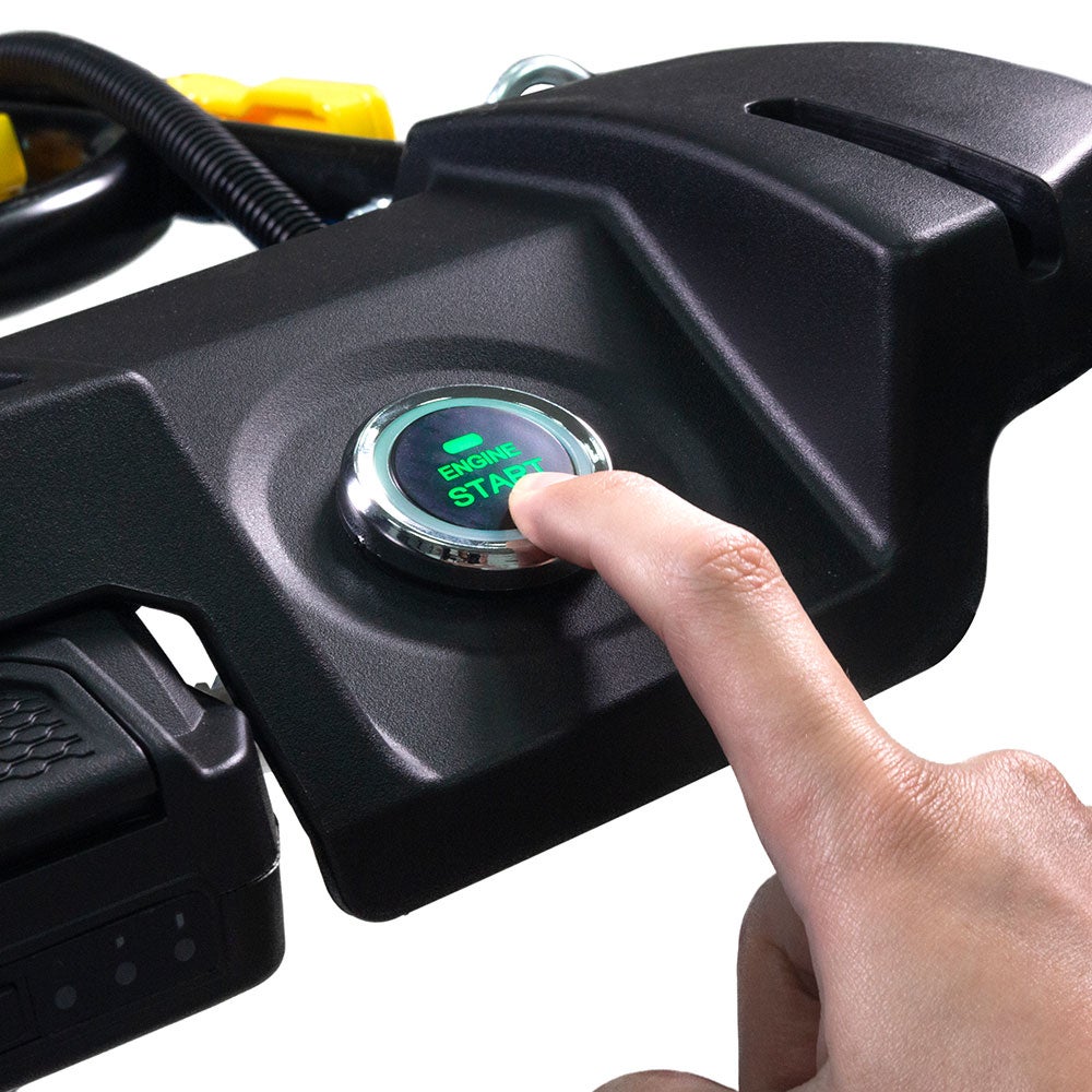 Goodyear – Tondeuse à essence avec démarrage électrique et manuel 5 620 W. Moteur OHV 4 temps de 224 cm3. Largeur de coupe 53 cm - 2