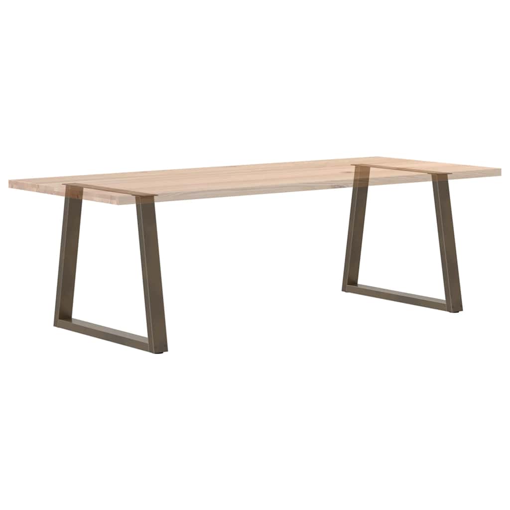 Maison Exclusive - Pieds de table à manger en forme de V 2 pièces Acier l 80 x (72-73,3) cm Acier - 8
