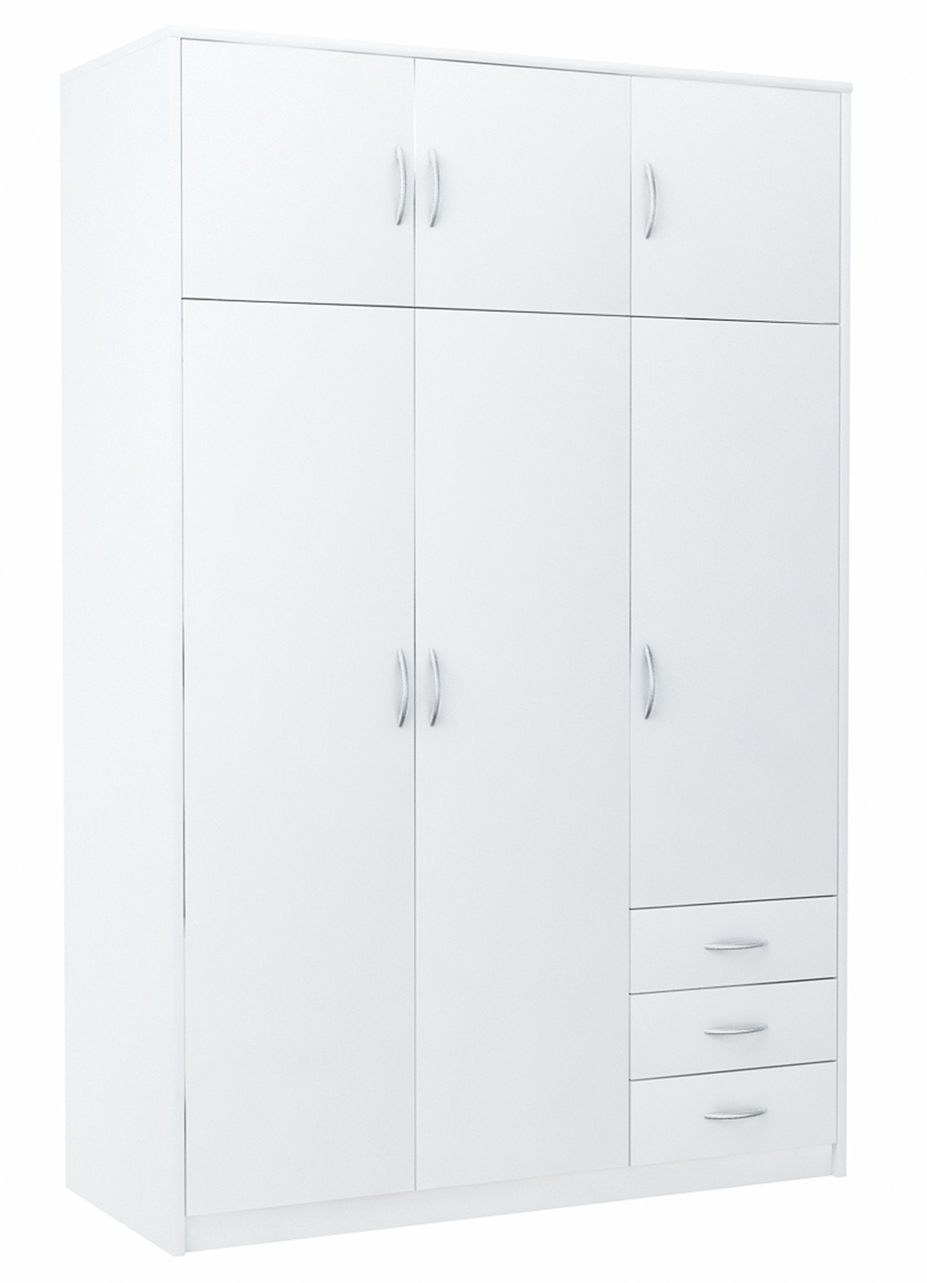 Szafa szafka 6D3S BIAŁA 127cm komoda regał półka