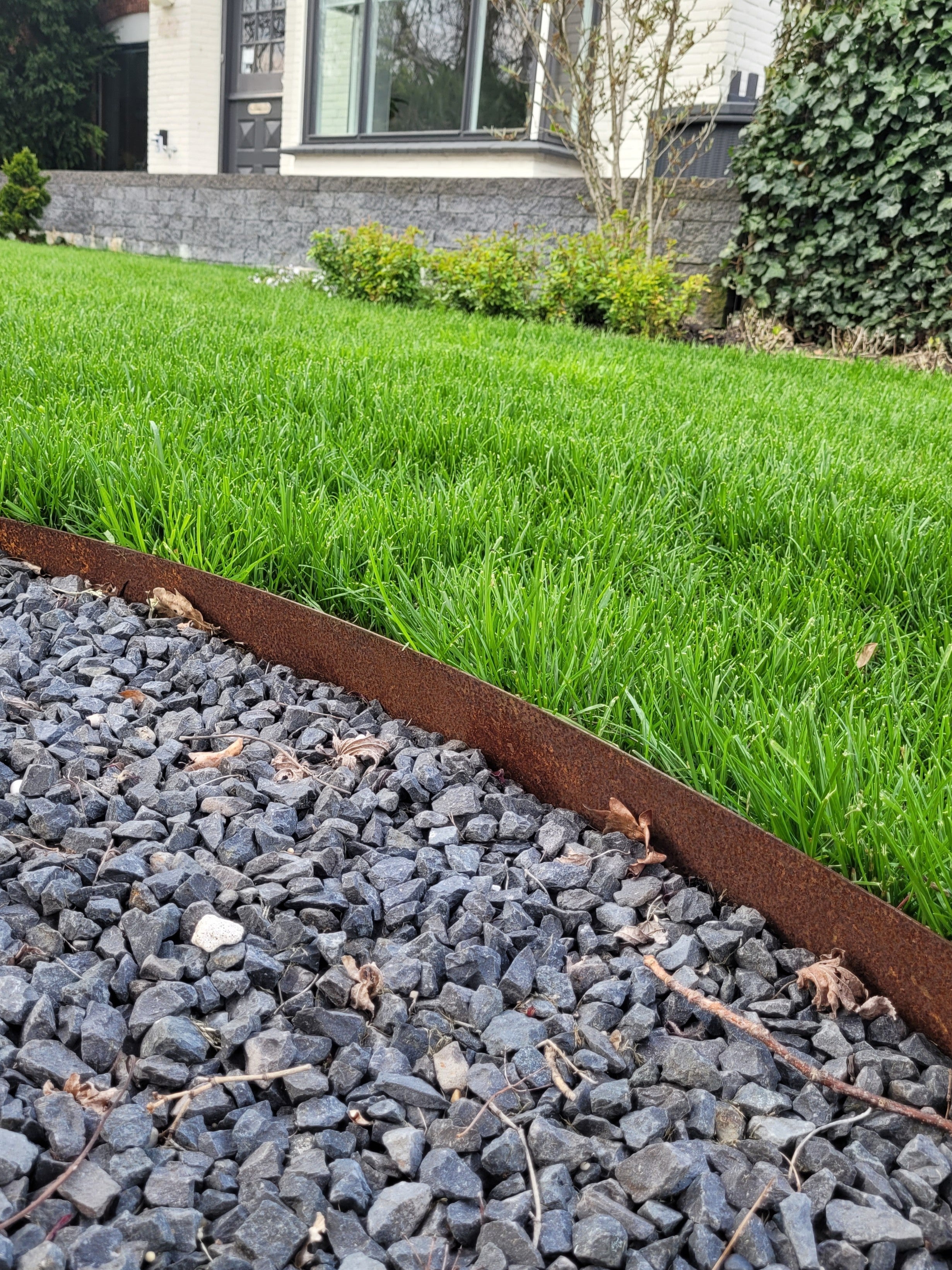 Wovar Bordure de gazon en acier Corten 13 x 95 cm - Par pièce - 2