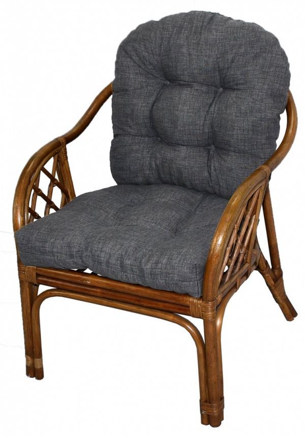 Poduszka na fotel rattanowy AMPO antracyt 1 szt.