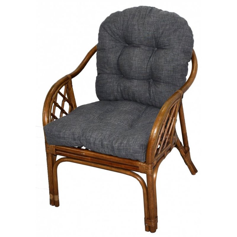 Poduszka na fotel rattanowy AMPO antracyt 1 szt.