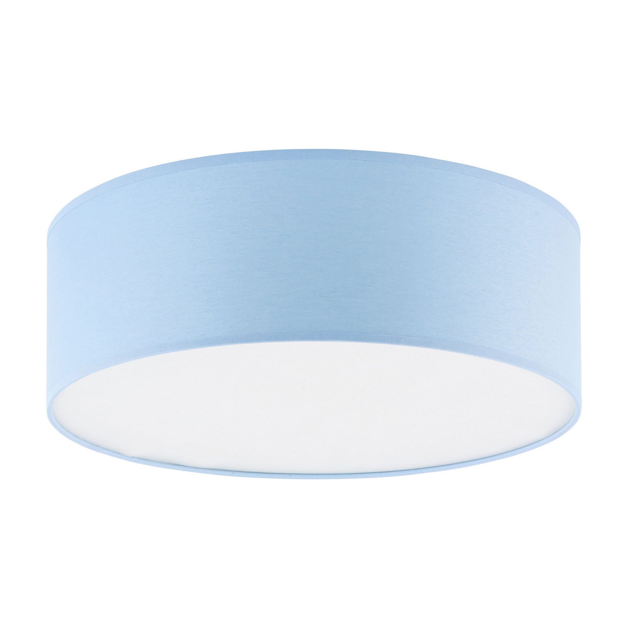Plafon Rondo okrągły biało-niebieski 4xE27x15W wym: 14 x 38 cm IP20 tkanina TK Lighting