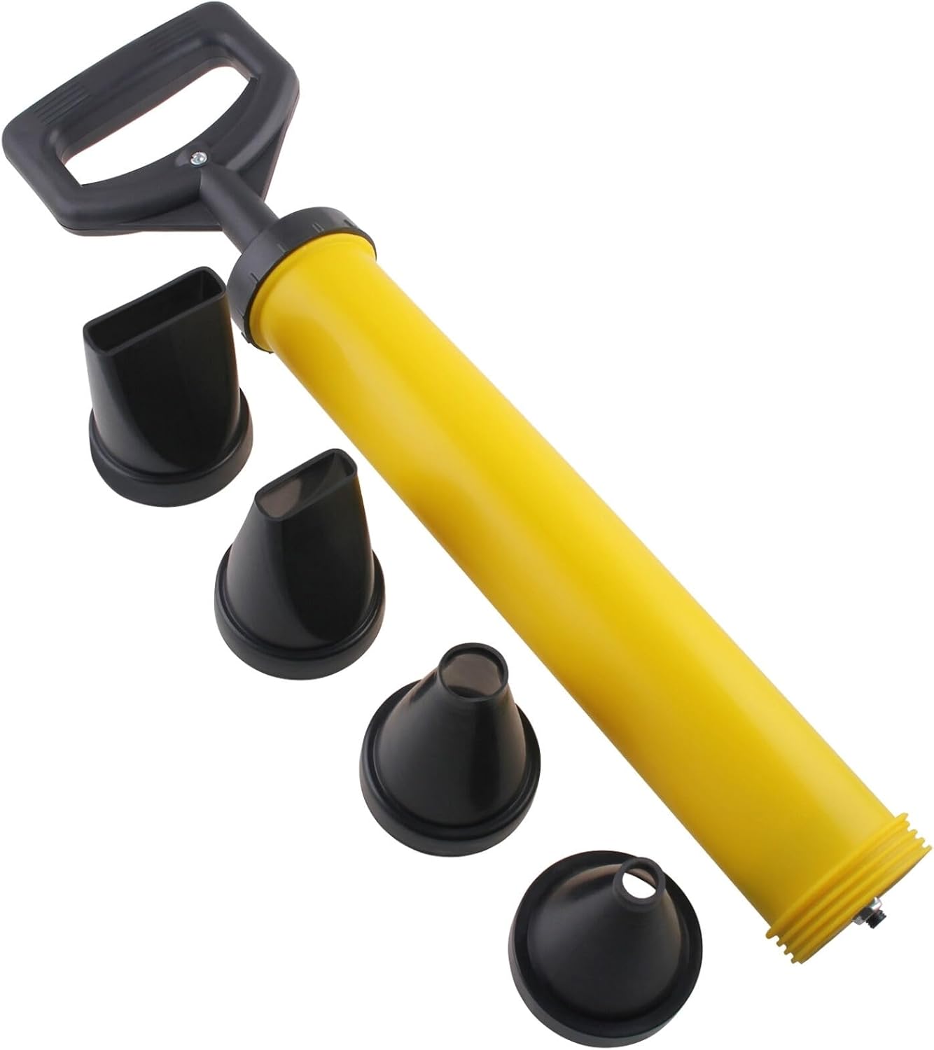 Pistolet à joints pour mortier avec 4 buses, presse à mortier, pompe à mortier manuelle pour béton avec accessoires, pistolet à mortier DIY pour mort - 3