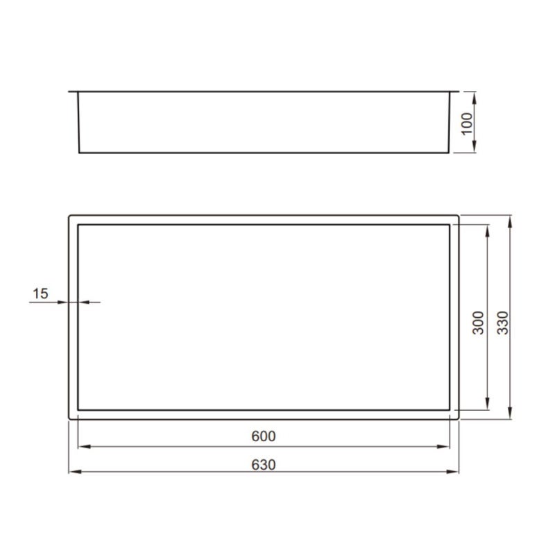 Swiss Aqua Technologies Aurum Nicchia per doccia da incasso, acciaio inox 304, 60x30x10cm, nero opaco (SATAURN6030MB) - 3