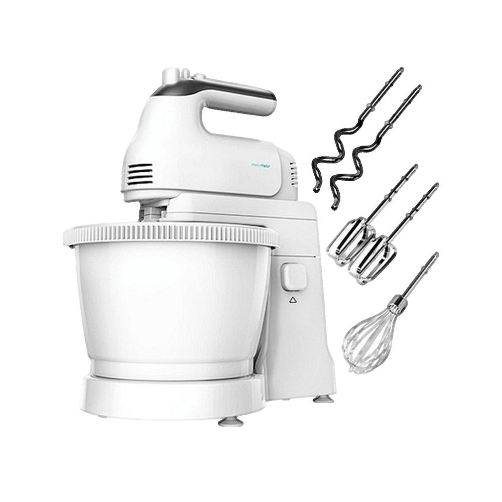 MediaMarkt Cecotec Amasadora De Mano, Powertwist 500 Gyro, W, Bol Autogiratorio 3, 5 L, 5 Velocidades + Turbo, 3 Accesorios Acero Inoxidable, Blanco - Imagen 3