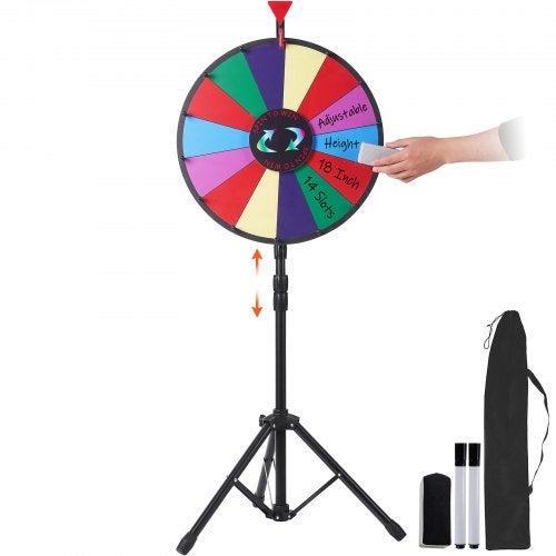 Roue De La Fortune Magnétique 25 Cm – Personnalisable Avec 5 Variantes – Pour Jeux De Société, Classe Et Fêtes