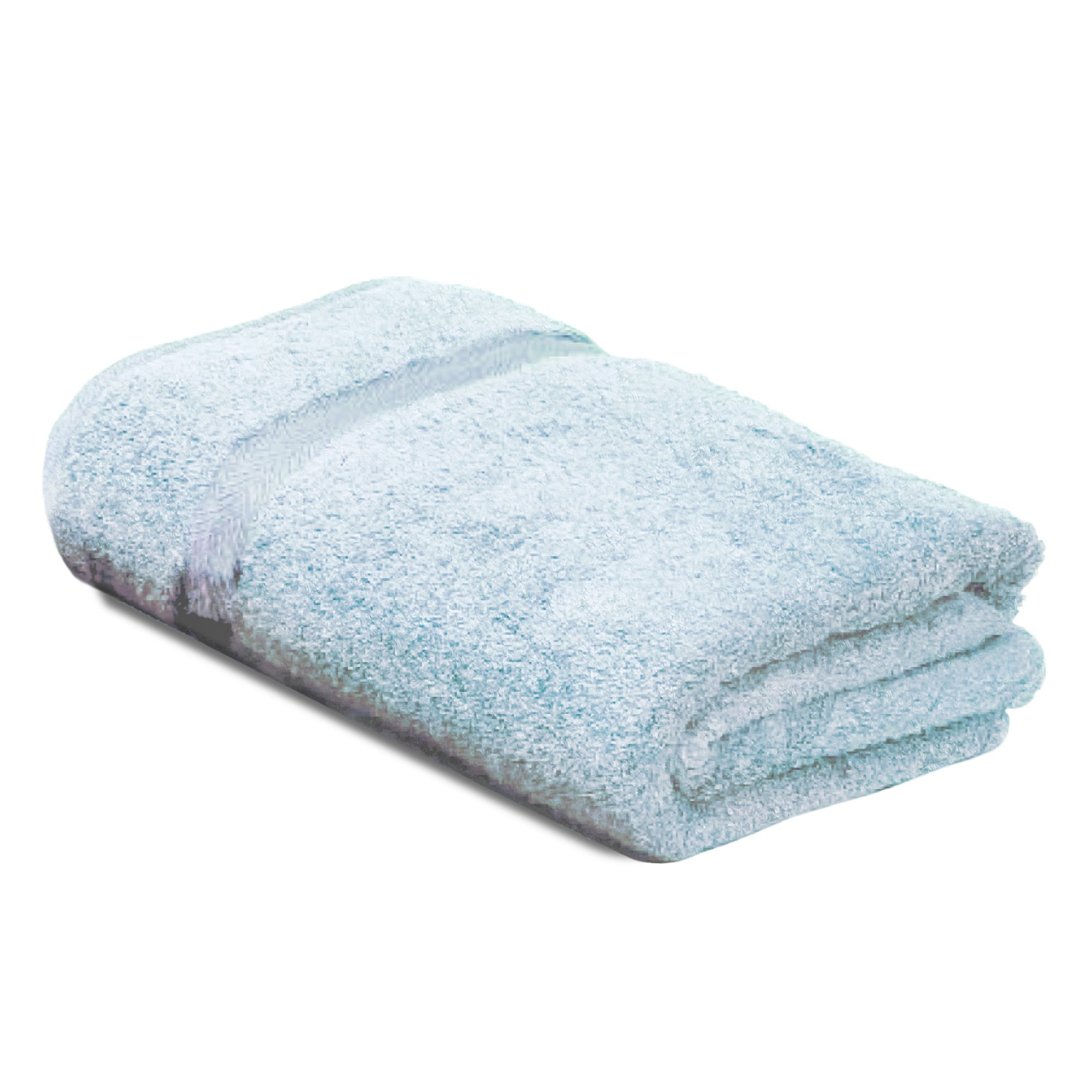 Serviette de toilette 40x60 cm ROYAL CRESENT Bleu Pâle 650 g/m2 | Leroy ...