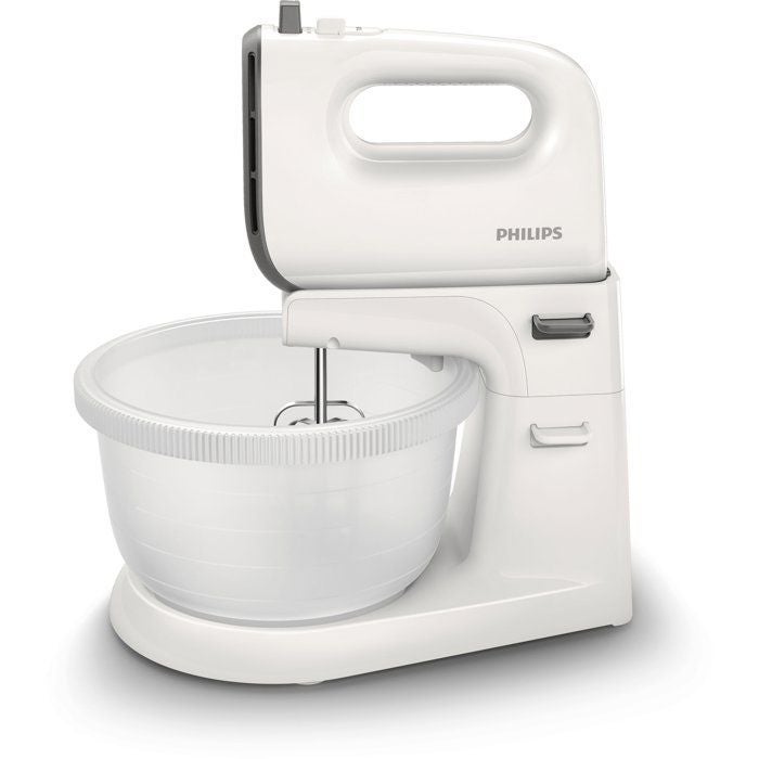 Batteur électrique PHILIPS Série 5000, 500W, 5 vitesses, bol 3L, Blanc ...