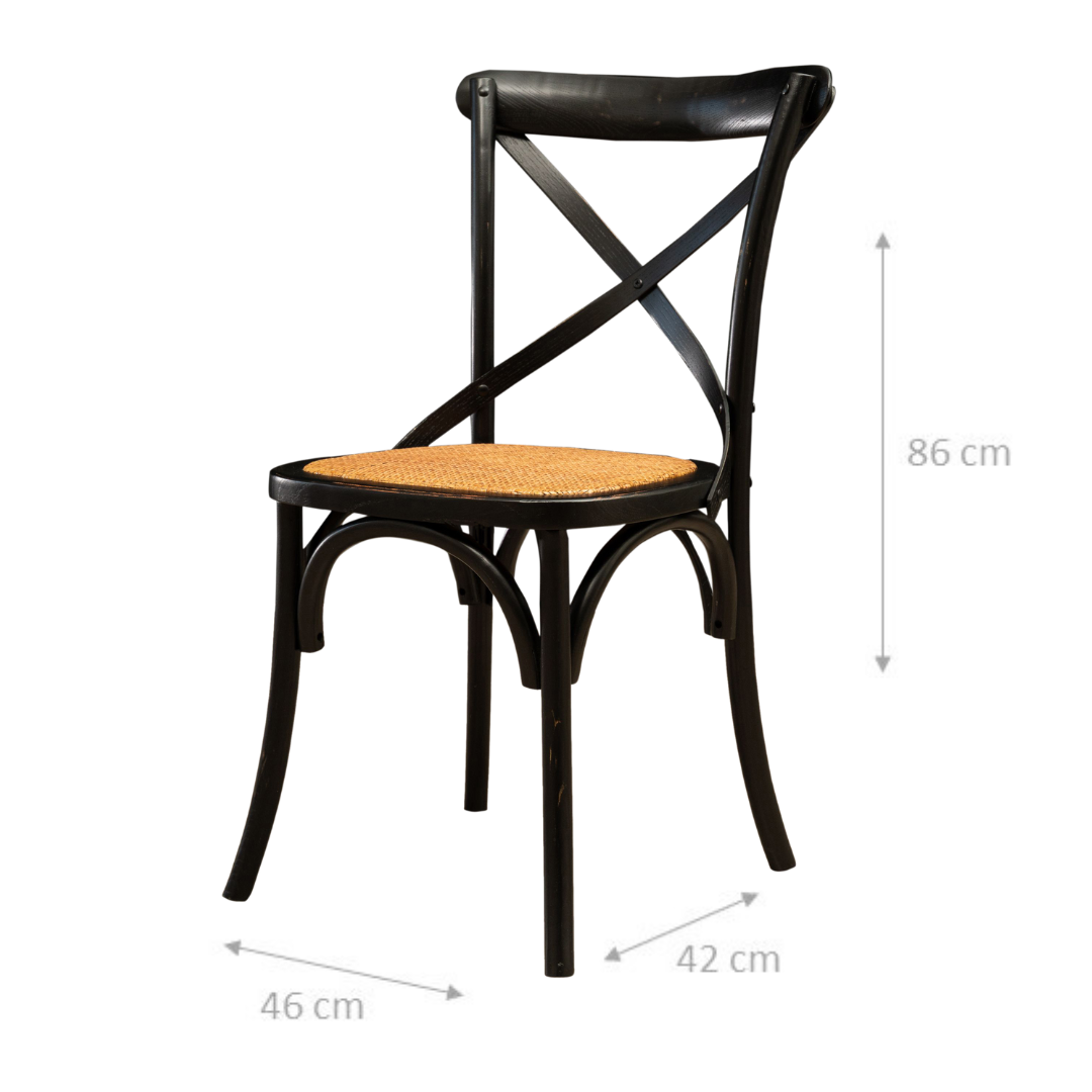 Biscottini Sedia Thonet in Legno Massello di Frassino con Finitura - Main Image