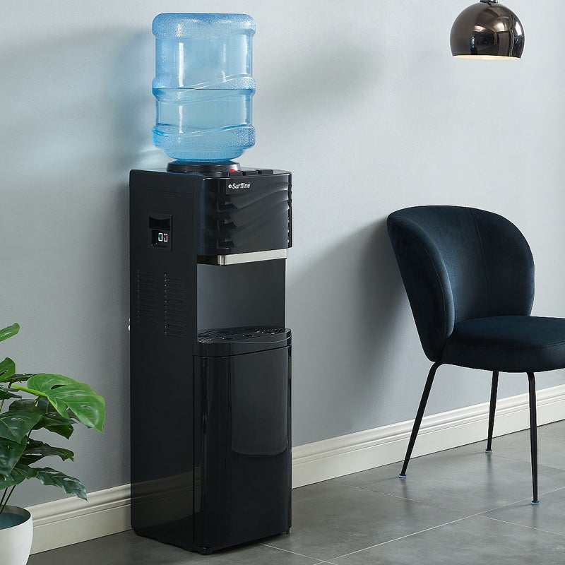 Dystrybutor z wodą – woda zimna/ciepła – 11/18 l – kolor czarny – FORTEX