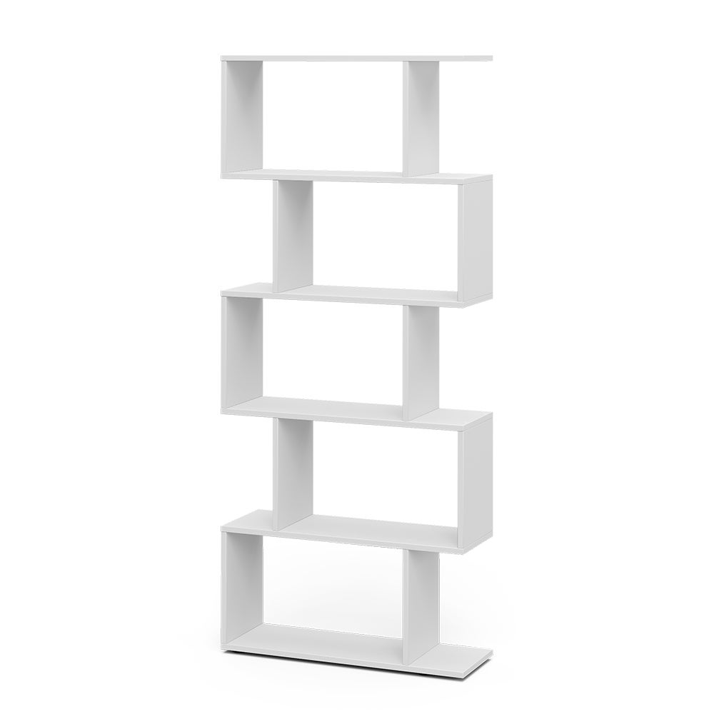 Vicco Room Divider Levio, Biały, 70 x 164.1 cm 5 przedziałów