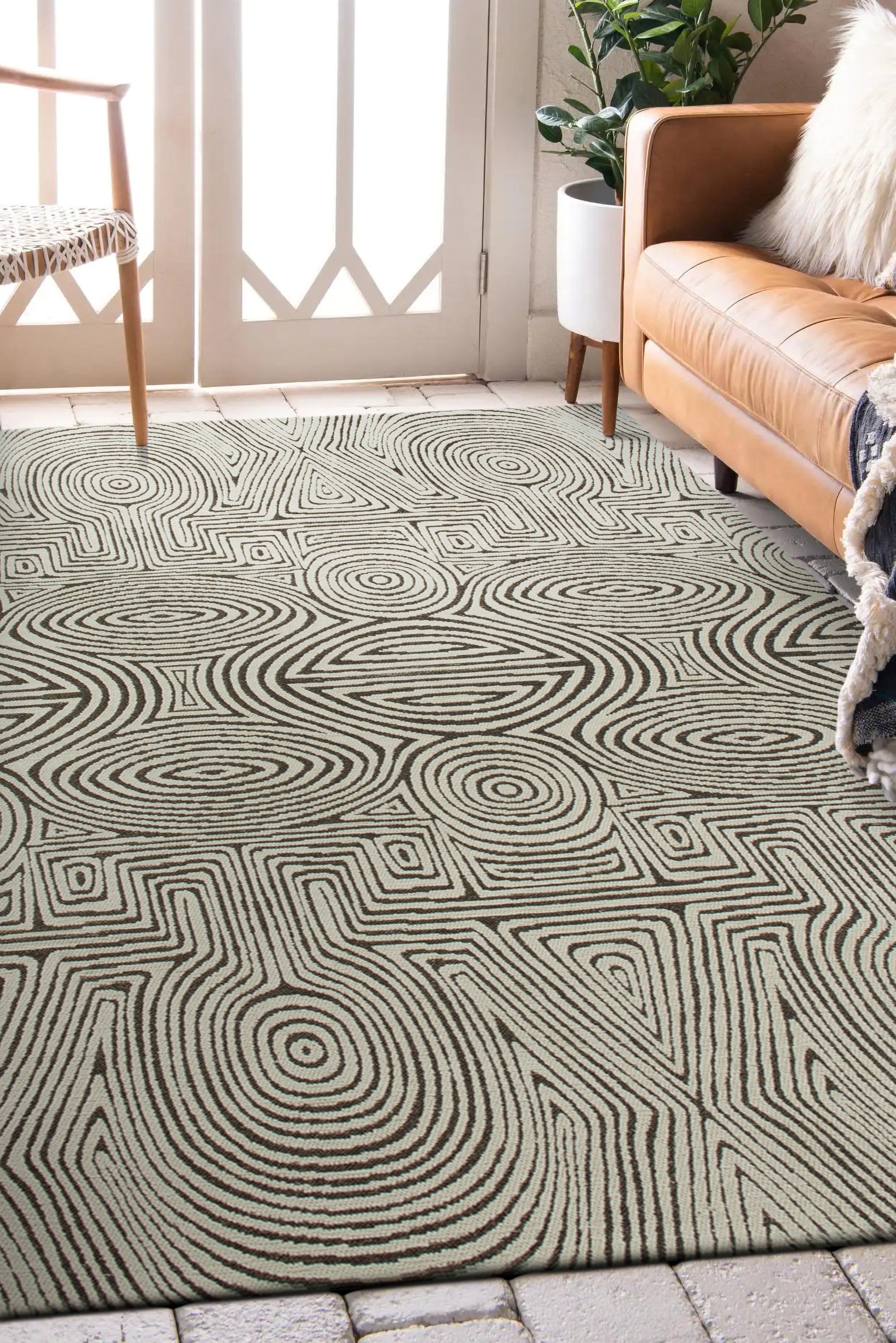 Tapis de salon moderne tissé plat HABANERO 170x240 cm - 2