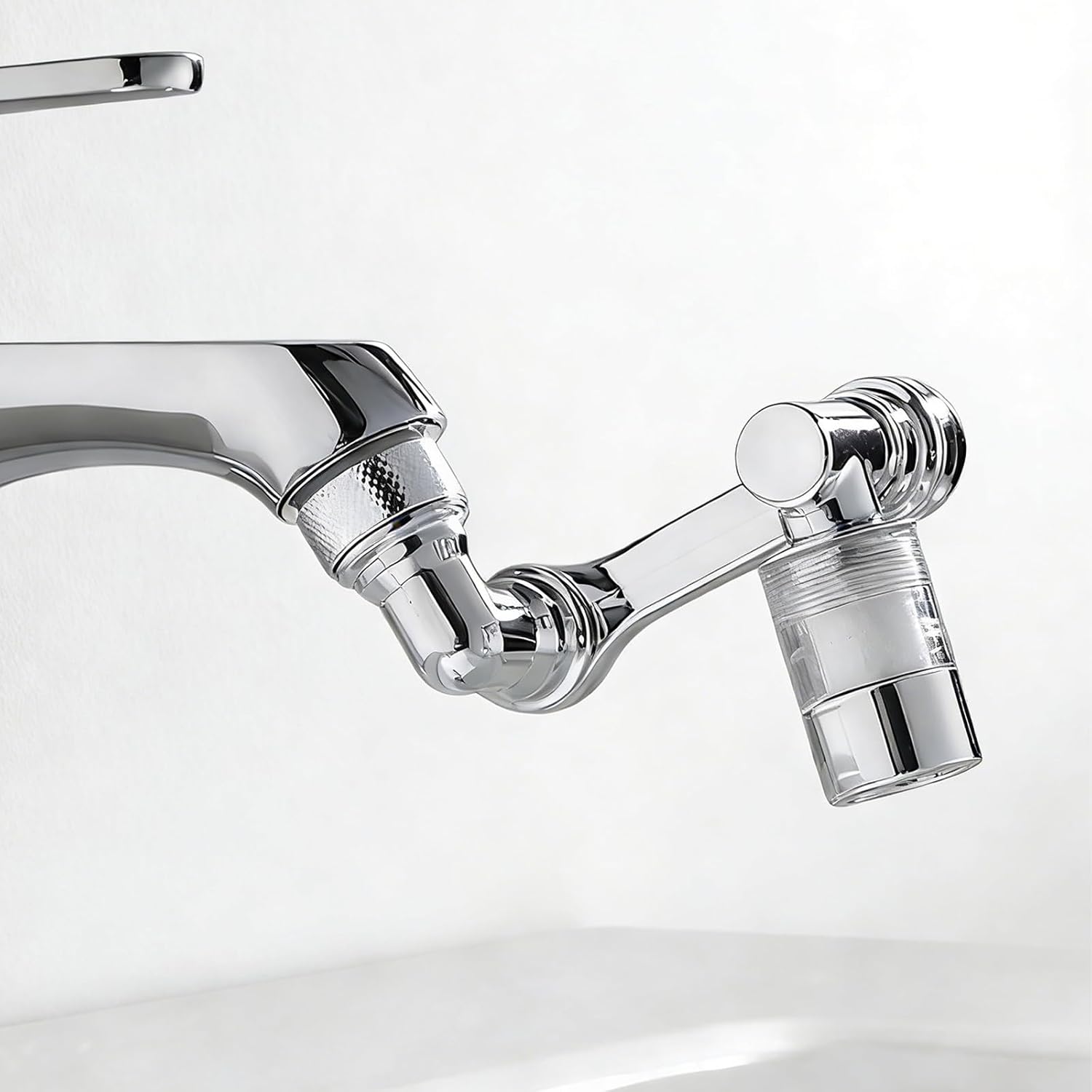 Prelungitor de robinet rotativ la 1080° cu economizor de apă – Accesoriu universal flexibil pentru chiuvete de bucătărie și baie