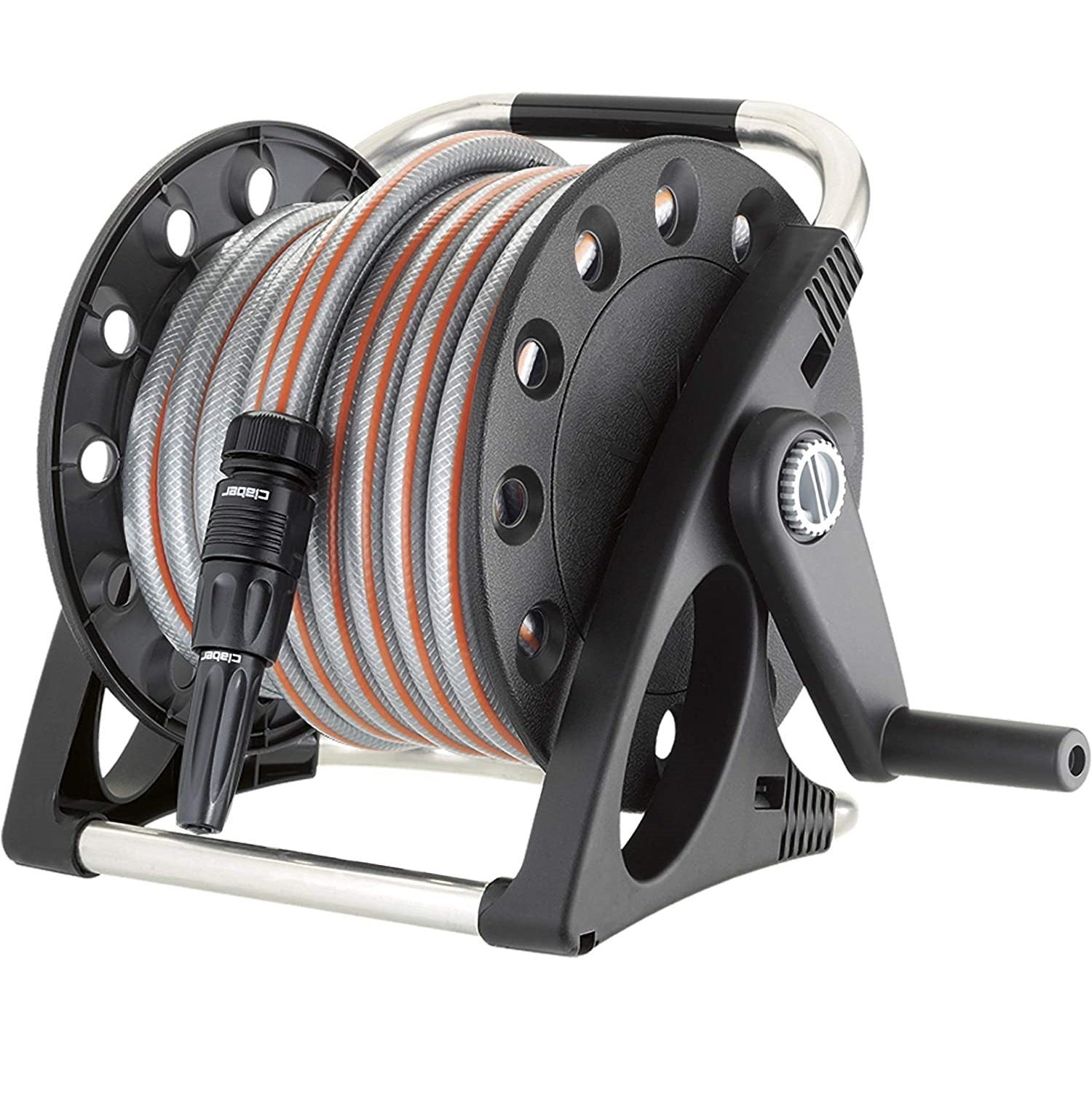 Claber  Manguera De Riego 15 M + Enrollador, Racores Y Grifo Aquapony Kit 8884 , Leroy Merlin