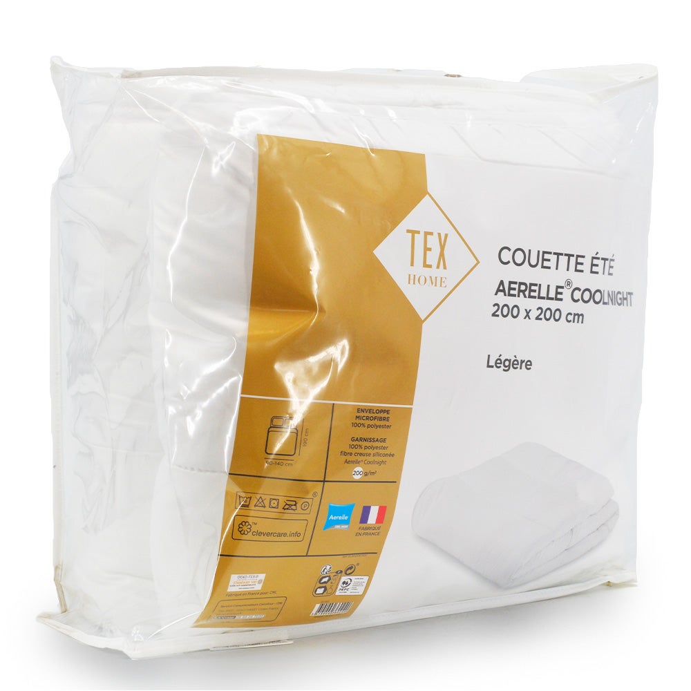 Couette été légère 200g 200 x 200 cm pour lit 1 place - 3