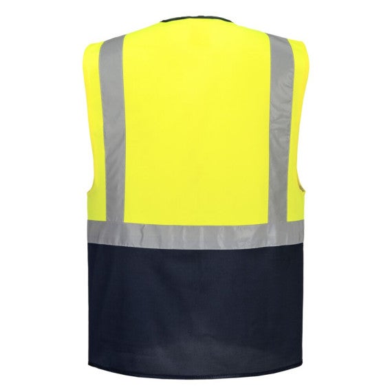 Gilet fluo secouriste Haute Visibilité Portwest Executive Warsaw Jaune / Noir XXL - 2
