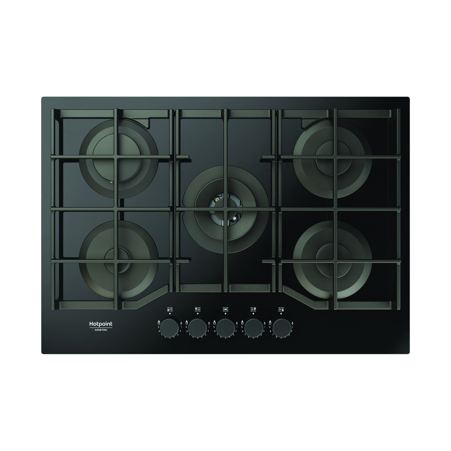 Hotpoint  Hags 72F/Bk 1 Integrado 73 Cm Encimera De Gas 5 Zona(S) Negro , Leroy Merlin