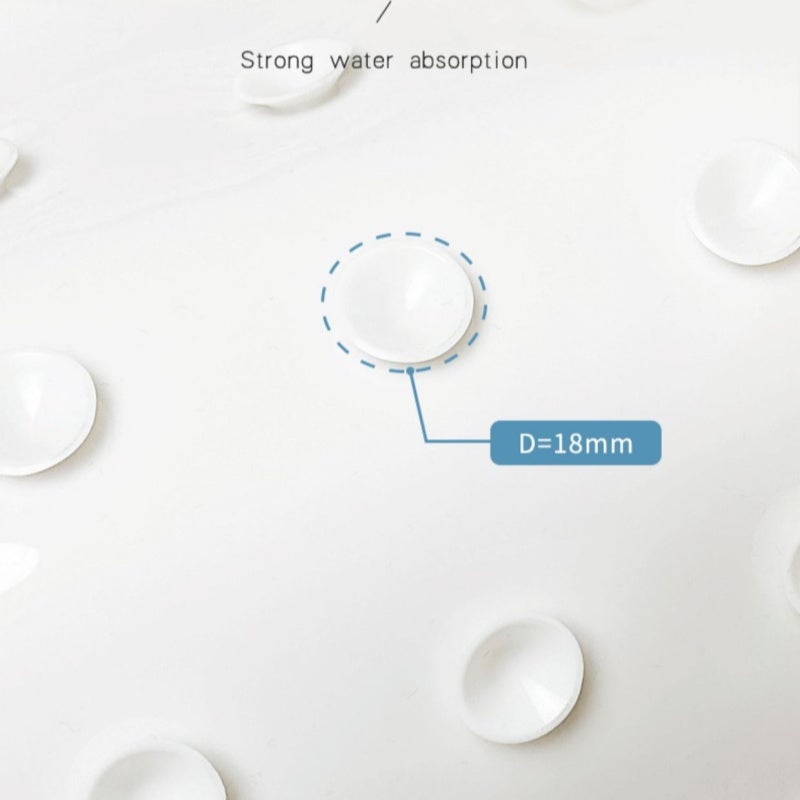 Tapis de bain antidérapant 40x100cm en PVC pour baignoire et douche, sécurité enfant, adhérence 3D - 2