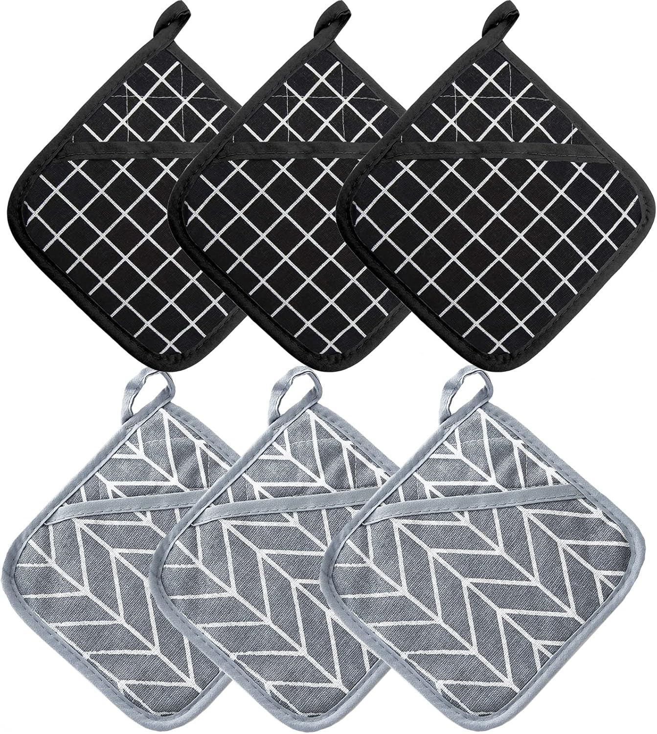 Ensemble De Gants Et De Maniques Résistants à La Chaleur Modèle Vectoriel Abstrait Texture