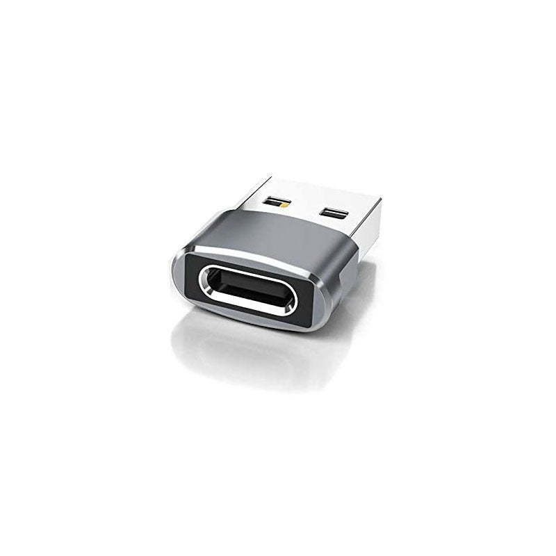 1-częściowa przejściówka ze stopu aluminium z USB męskiego na USB żeńskie TYPE-C A męskie na C żeńskie kompatybilna z urządzeniami Apple