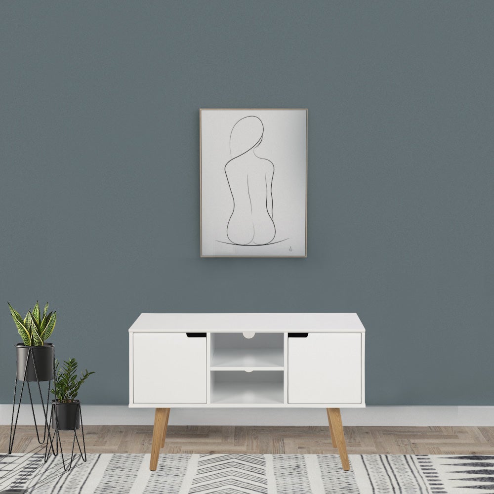 Scatola tè - In legno. A 3 scomparti