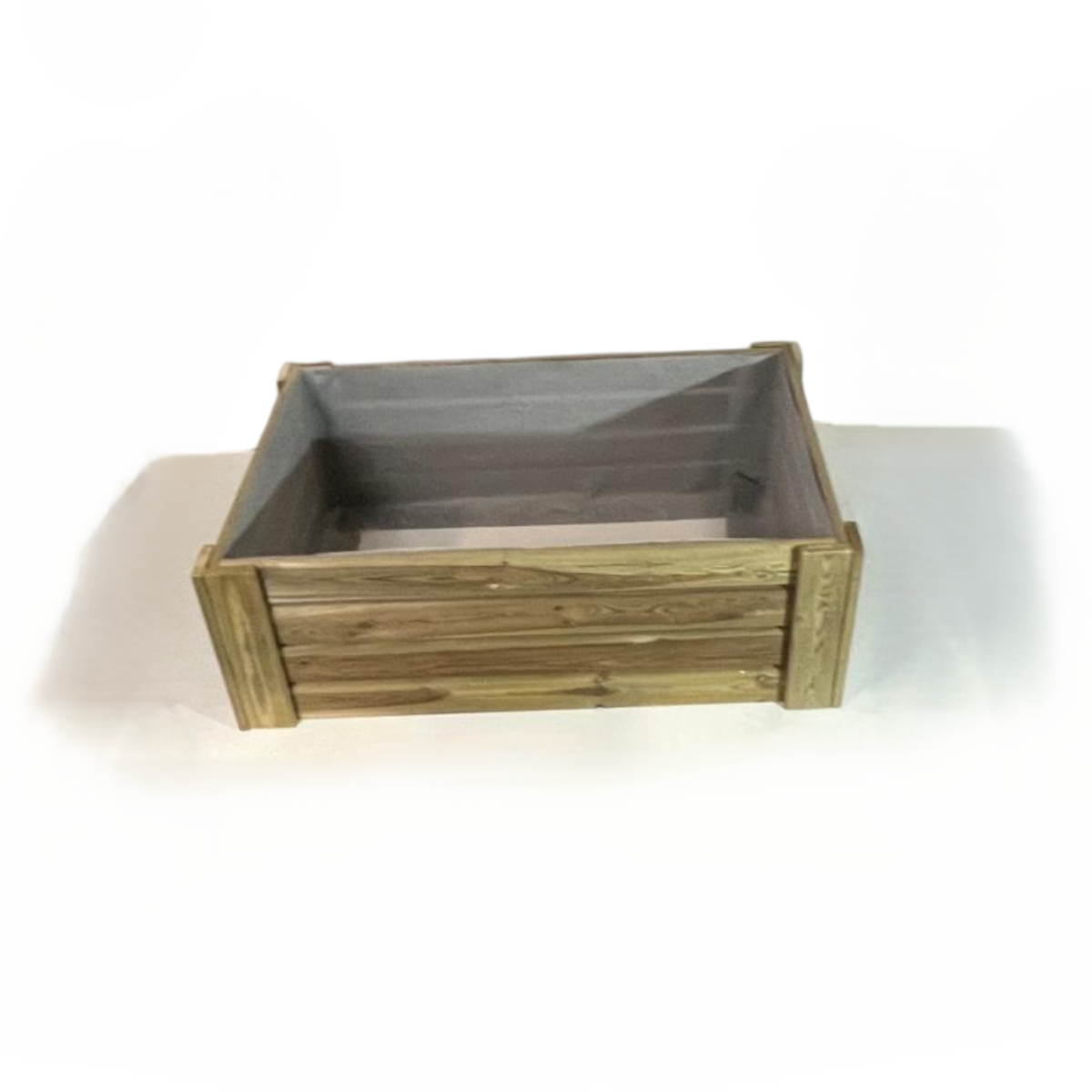 Coffre de Culture NATURA. Hauteur de 40 cm. Sans Base. VidaHuerto 120x120x40 cm - 2