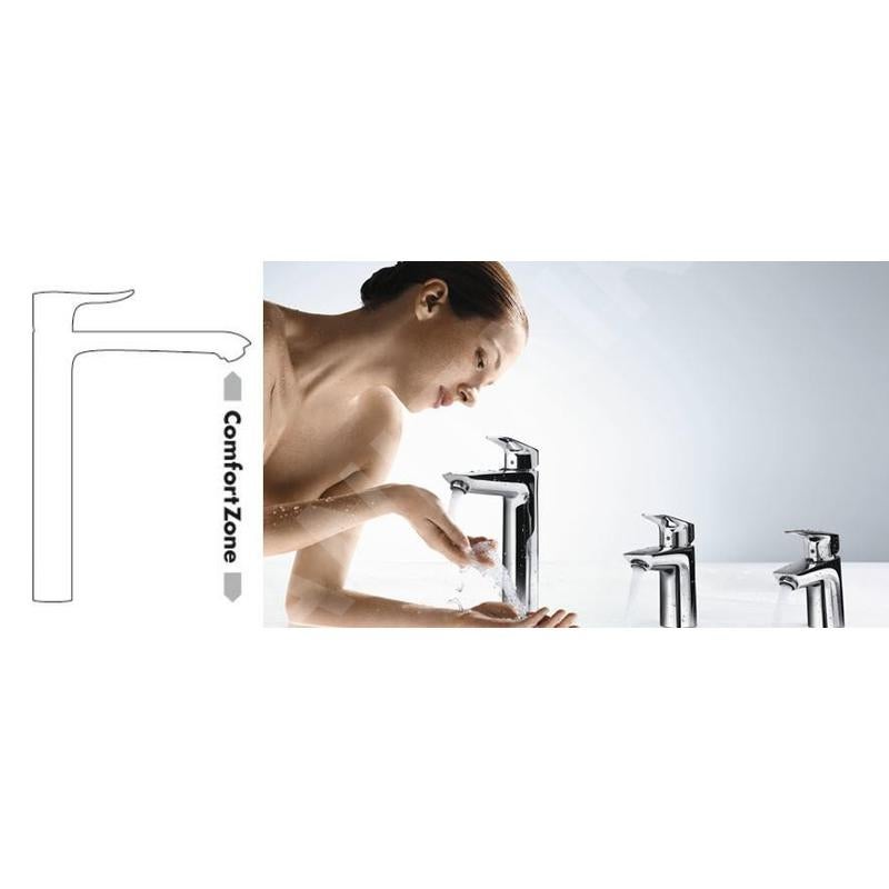 Miscelatore per lavabo Hansgrohe Talis S 250 con piletta a scomparsa e piletta a scomparsa - 5