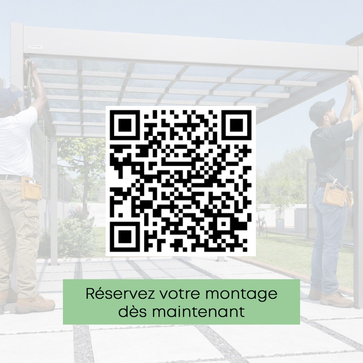 Carport design aluminium blanc Libeccio 16 m² - 5
