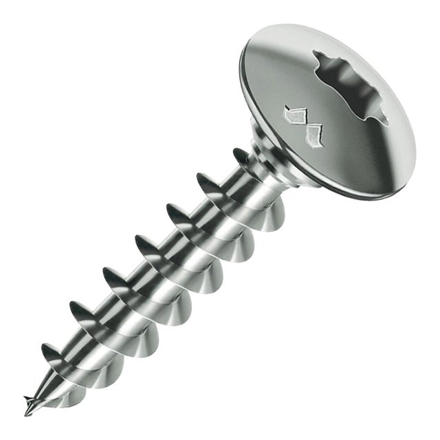 Vis penture torx - Vendu par 200 - Finition : Bichromaté - Diametre : 6 - Longueur : 40 - MUSTAD